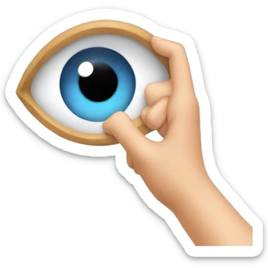 Eye twitching arm scratching emoji  sticker