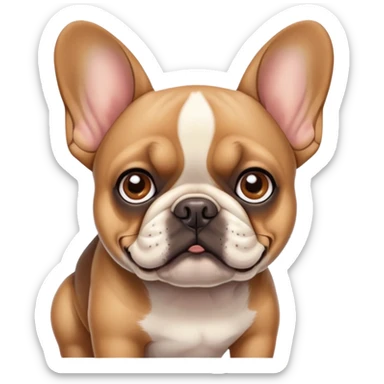 fawn french bulldog  sticker