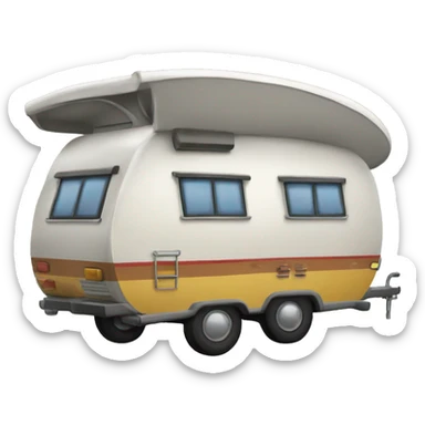 rear caravan sticker