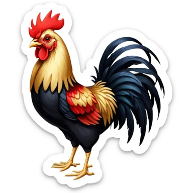 Cock sticker