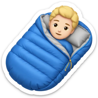 Camp Essentials, sleeping bag sticker