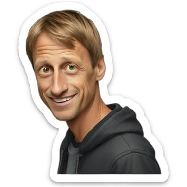 Tony hawk sticker