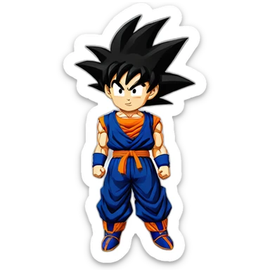 Dragon Ball Z Goku sticker