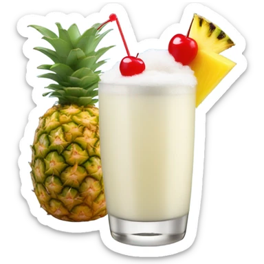 Pina colada sticker