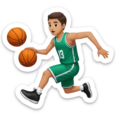 mexican hopping with basketball sticker