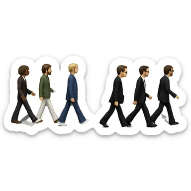 Abbey road sticker