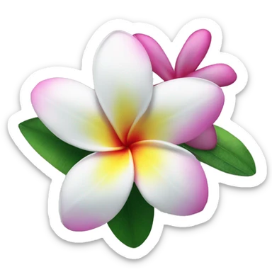 Plumeria  sticker