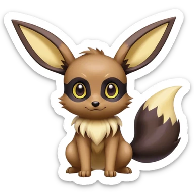 Epic Shiny Cool Cute Kawaii Eevee-Noibat-Umbreon-Pokemon Full Body sticker