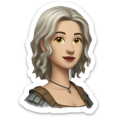 Geraldine of rivia the Witcher sticker