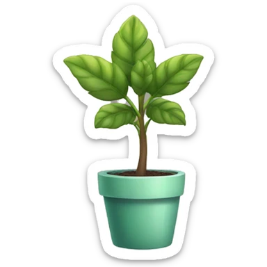Pretty plant  sticker