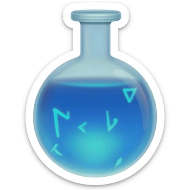 blue magic potion emoji sticker
