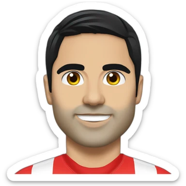 Mikel arteta, Arsenal manager  sticker