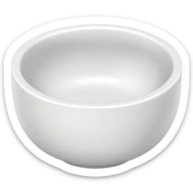 empty bowl sticker