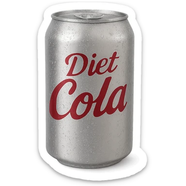 diet cola sticker