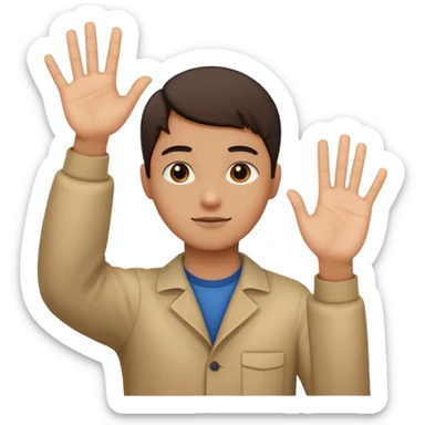 Fuse 🤷‍♂️6️⃣7️⃣ ( make the 6 and 7 go on his hands) sticker