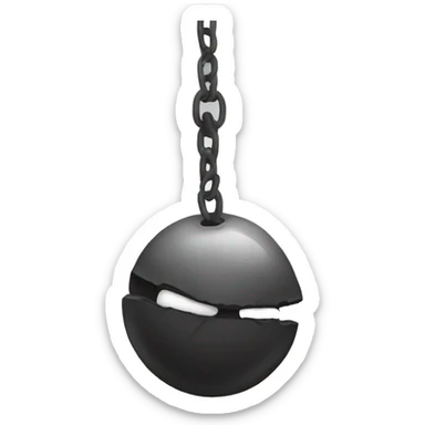 Wrecking ball sticker