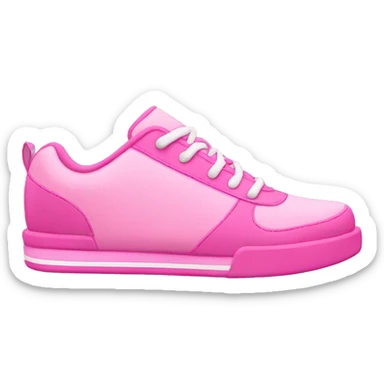 Pink gym shoes  sticker