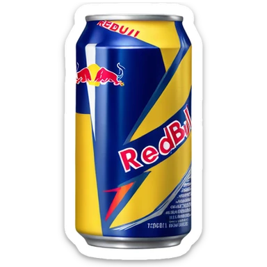 Redbull can yellow edition sticker