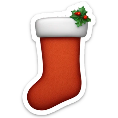 Christmas stocking sticker