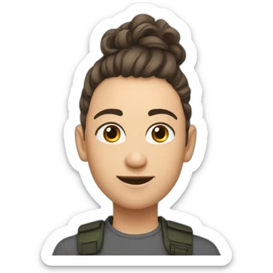 девушка с длинными черными волосами и красивой улыбкой sticker