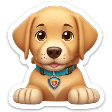 paw patrol labrador retriever sticker