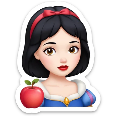 snow white sticker