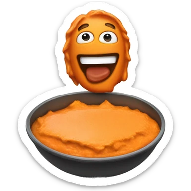 bowl of buffalo chicken dip sticker