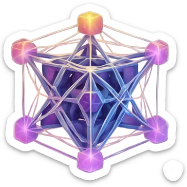 Metatron's Cube sticker