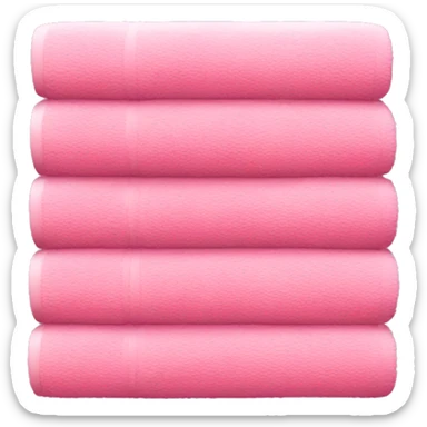 Pink towels sticker