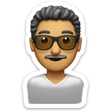 Hombre bonito con lentes  sticker