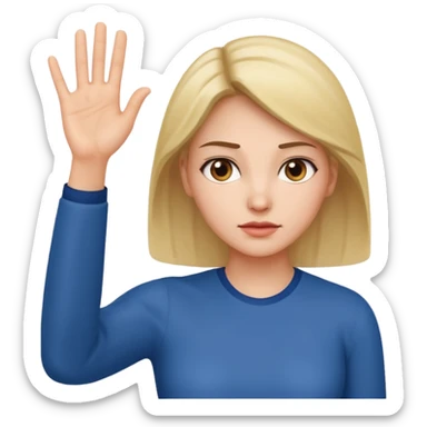 Uno diciendo ella jura sticker