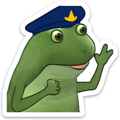 Kicking feet and hand on check emoji sticker