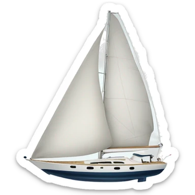Sailing yacht  sticker