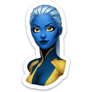 Xmen storm mystique fusion sticker