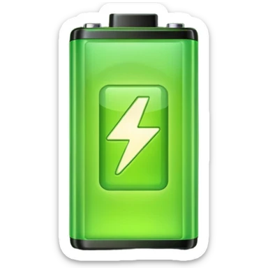 battery icon sticker