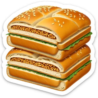 Chicken bread Pakistani dish sticker