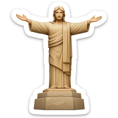 Christ the redeemer sticker