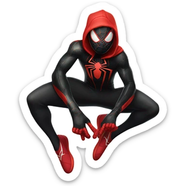 miles morales spiderman sticker