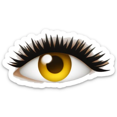 Lashes sticker