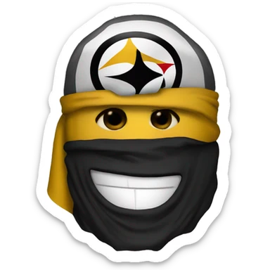 Steelers terrible towel sticker