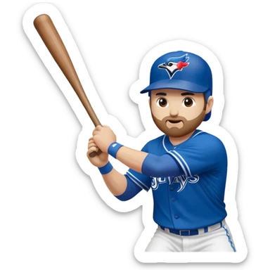 MLB TORONTO BLE JAYS SMASHING THE LA Dodgers sticker