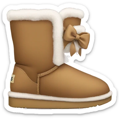 uggs with bows sticker