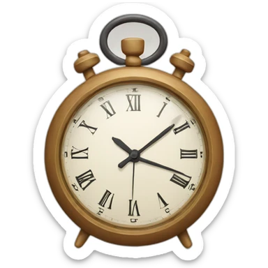 Reloj en movimiento sticker