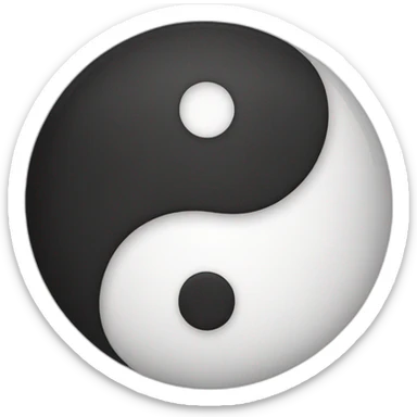 yin yang sticker
