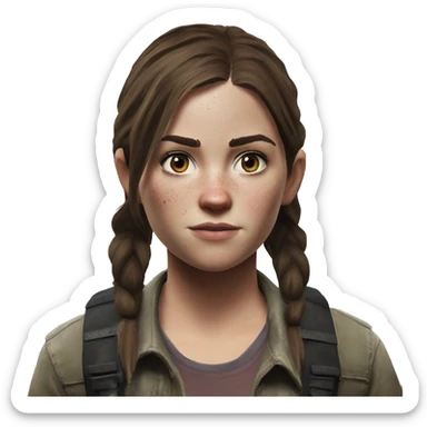 abby anderson the last of us part 2 sticker