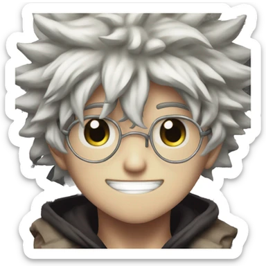 Nagito Komaeda from danganronpa goodbye despair crying sticker