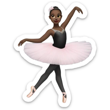 black swan ballerina sticker