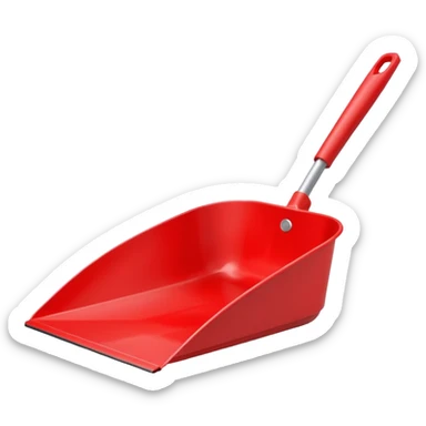 Dustpan sticker