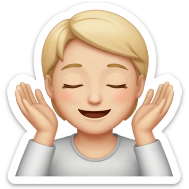 trying not to laugh sticker