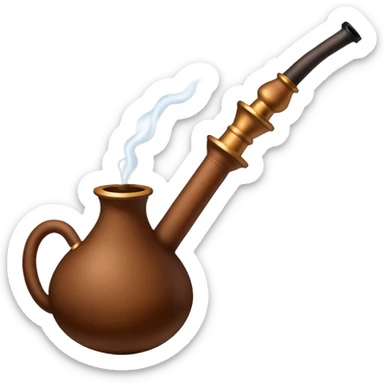 hookah tobacco brown sticker